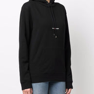 Saint Laurent Logo Print Hoodie