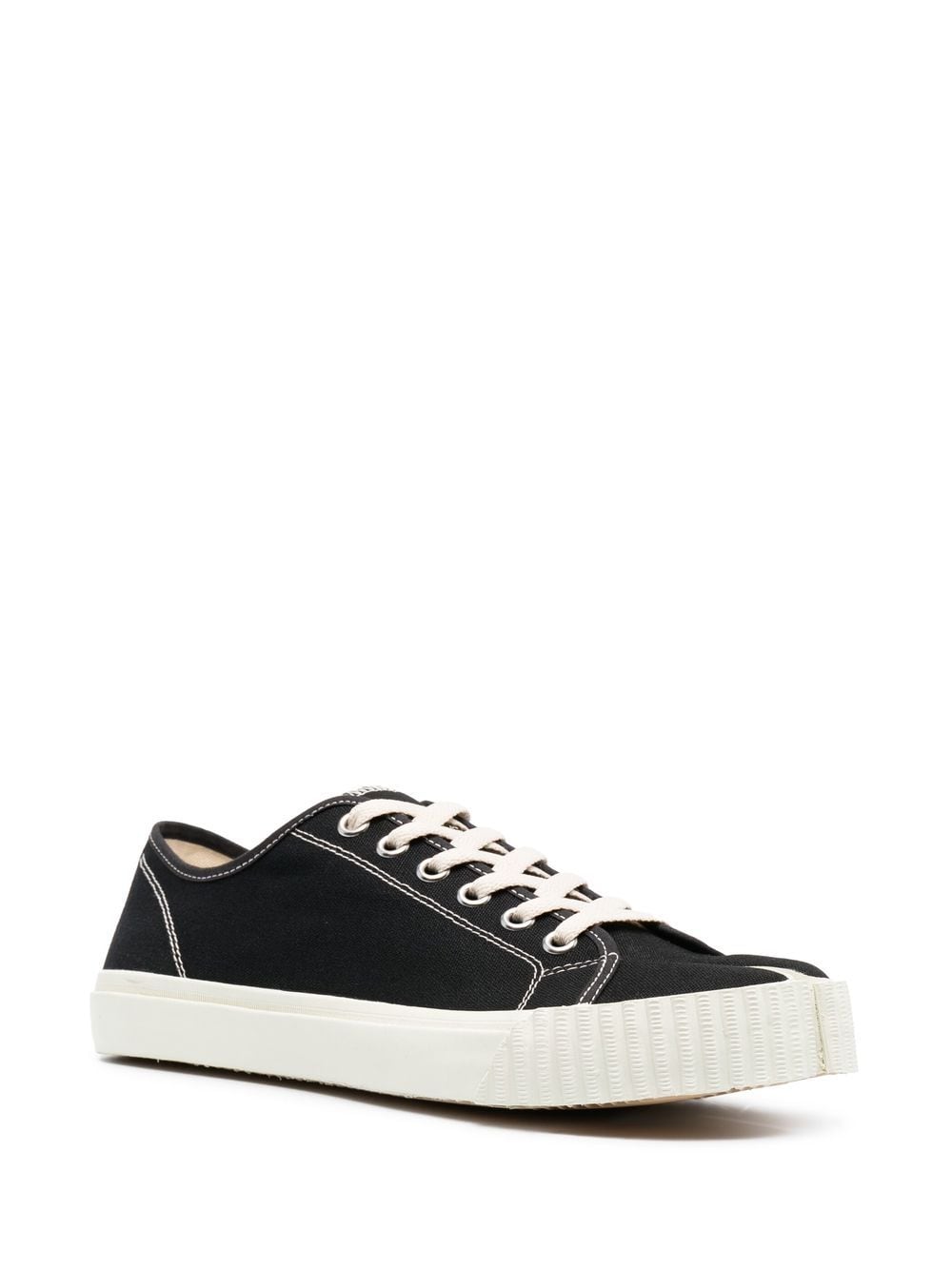 Maison Margiela Tabi Canvas Sneakers Black