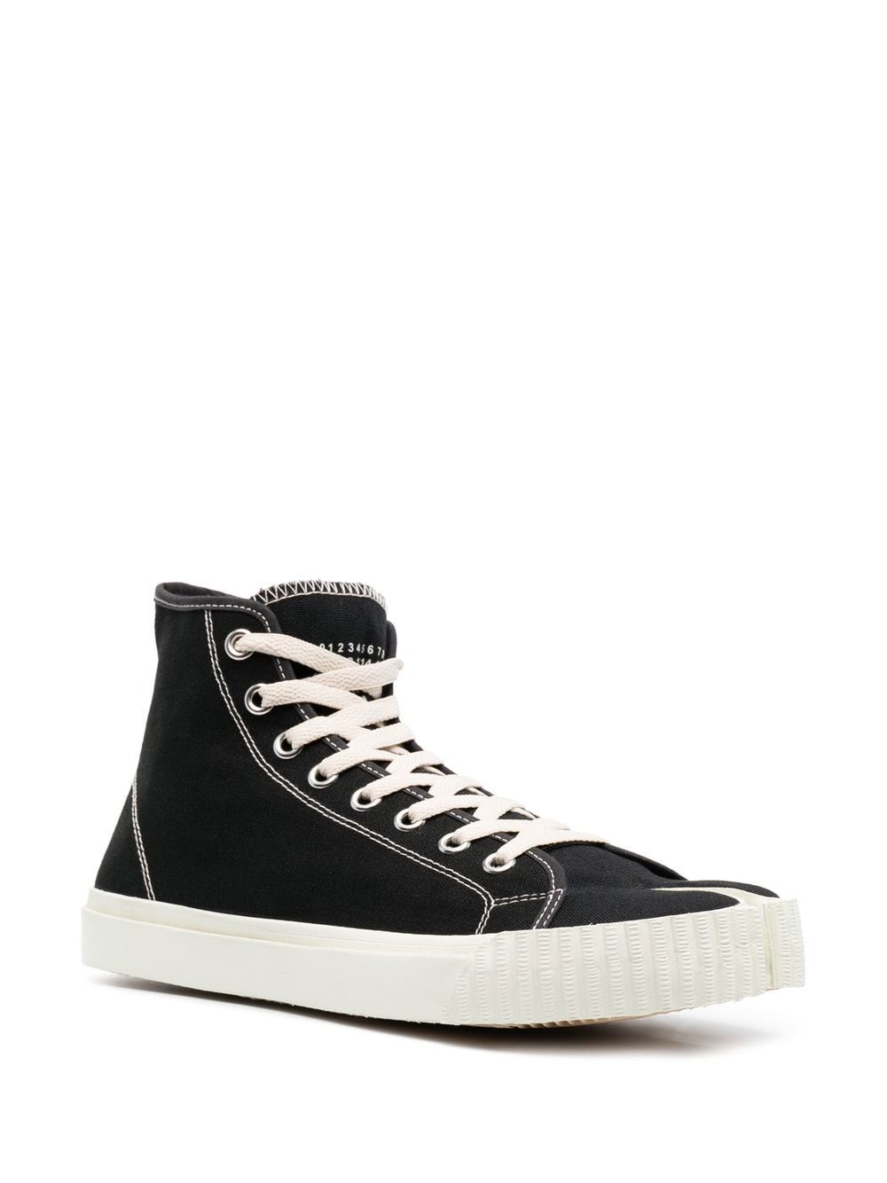 Maison Margiela Tabi Canvas High Top Sneakers