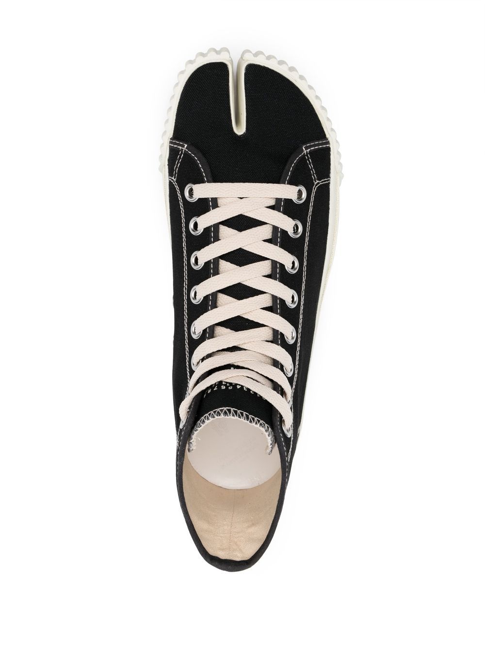 Maison Margiela Tabi Canvas High Top Sneakers