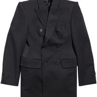 Balenciaga Double Breasted Jacket - Black