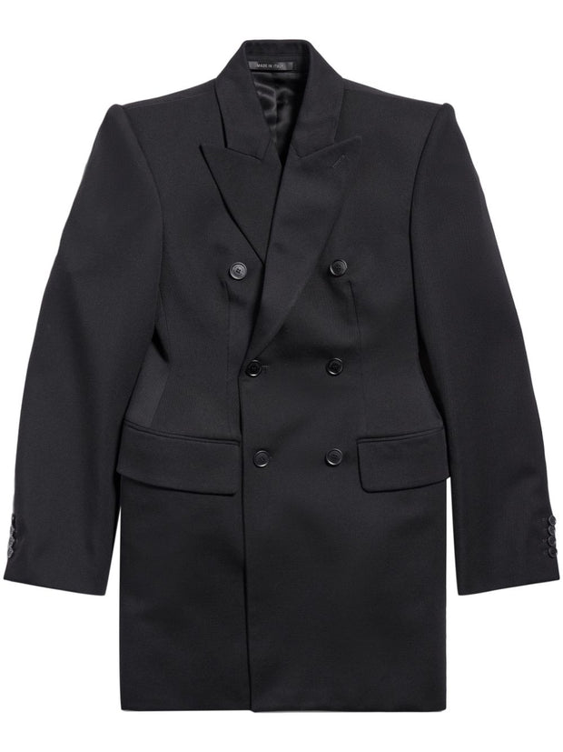 Balenciaga Double Breasted Jacket - Black
