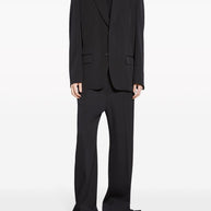 Balenciaga Single Breasted Wool Blazer
