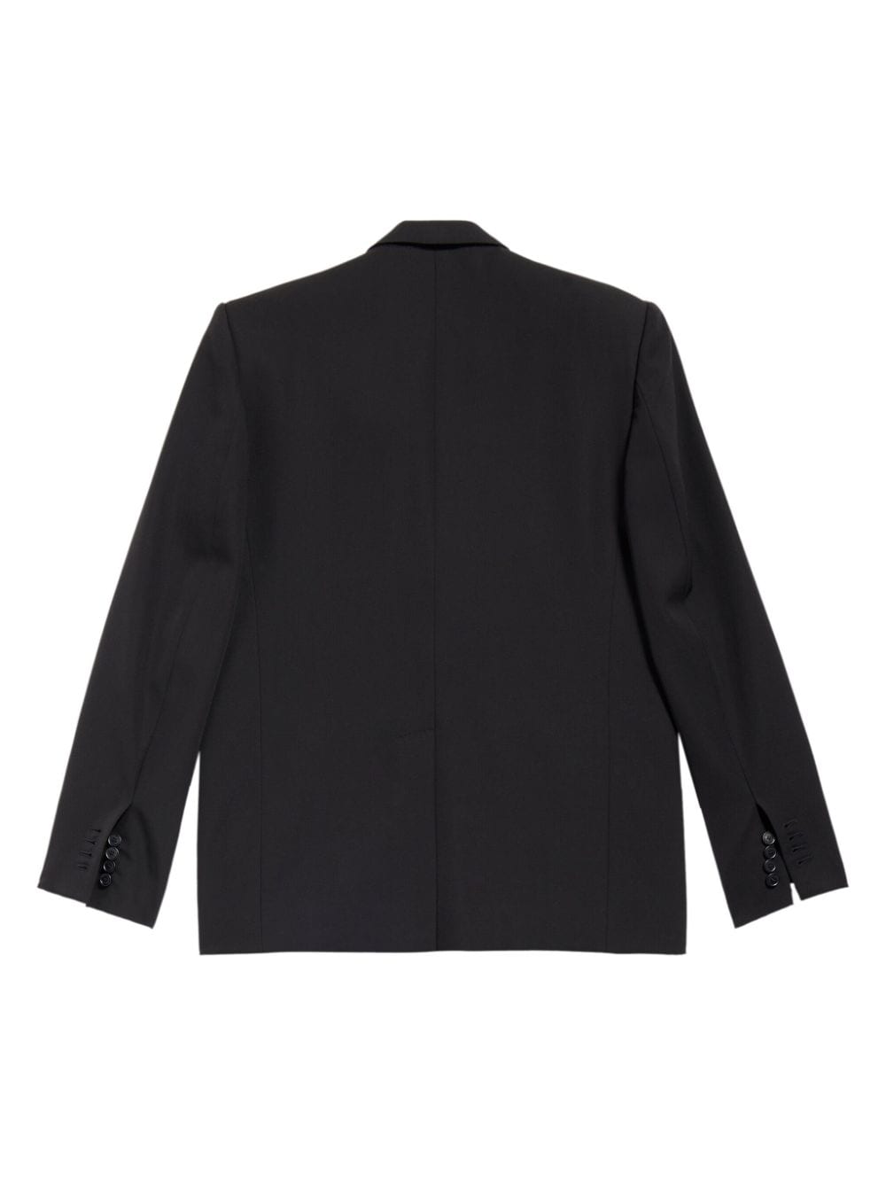 Balenciaga Single Breasted Wool Blazer