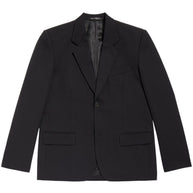 Balenciaga Single Breasted Wool Blazer