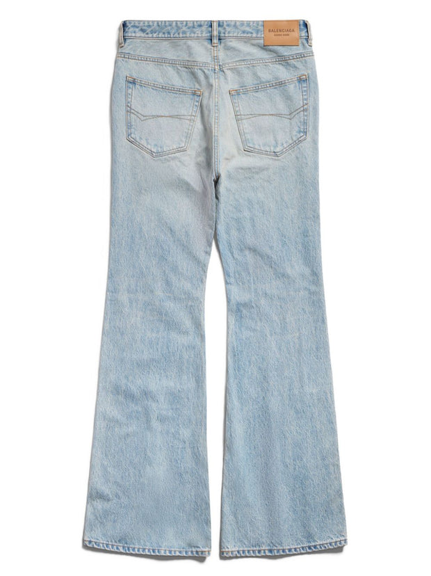 Balenciaga Wide Leg Jeans - Clear Blue