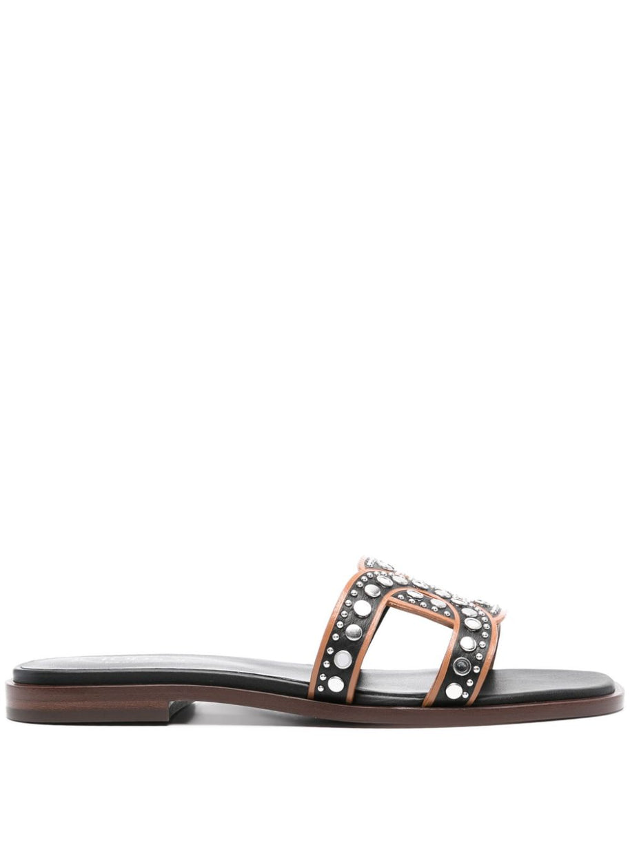 Tod's Studded Leather Sandals