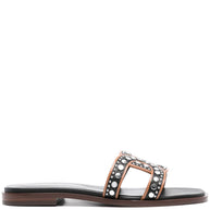 Tod's Studded Leather Sandals