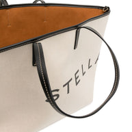 Stella McCartney Logo Canvas Tote Bag