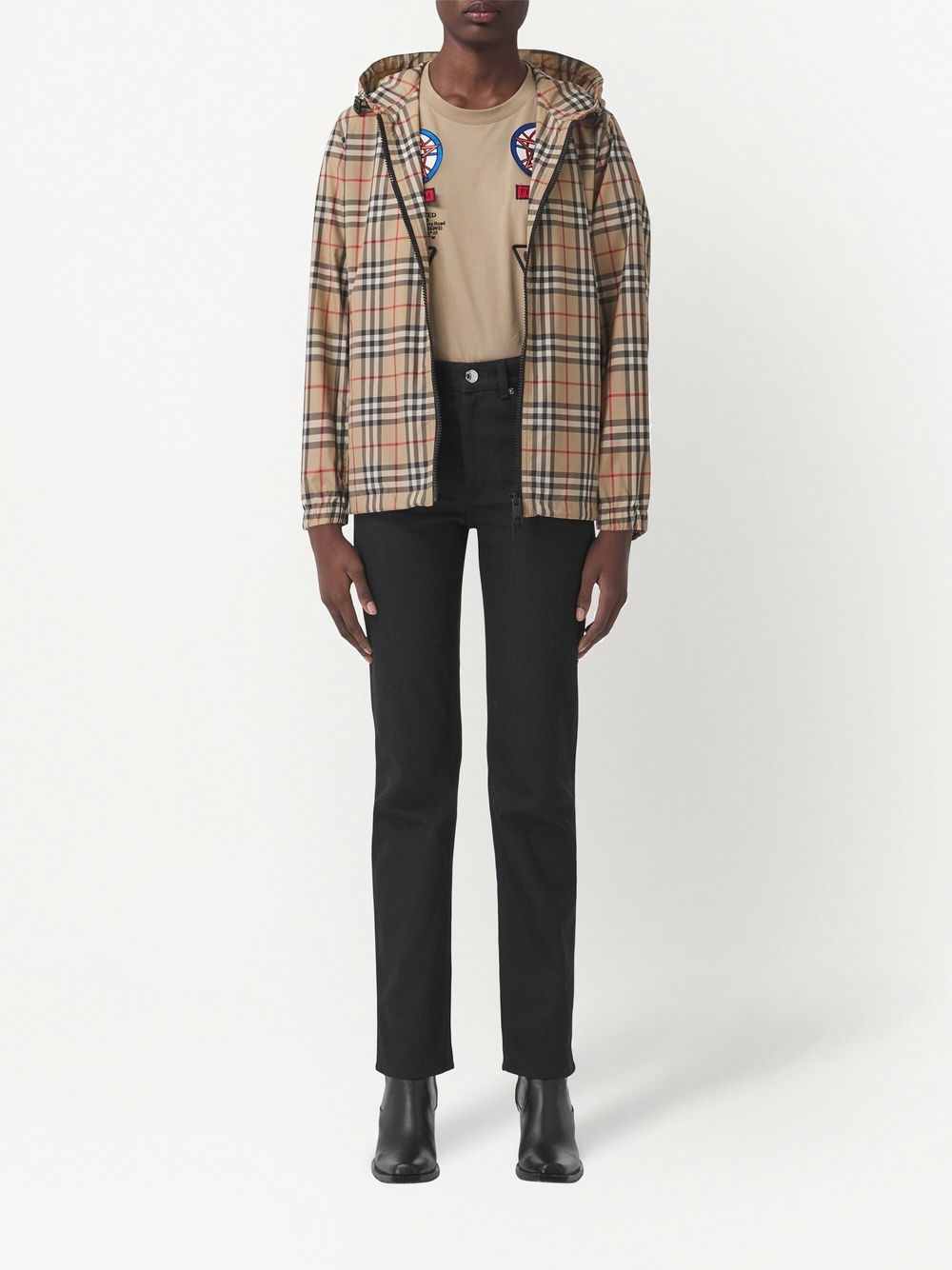 Burberry Vintage Check Hooded Jacket