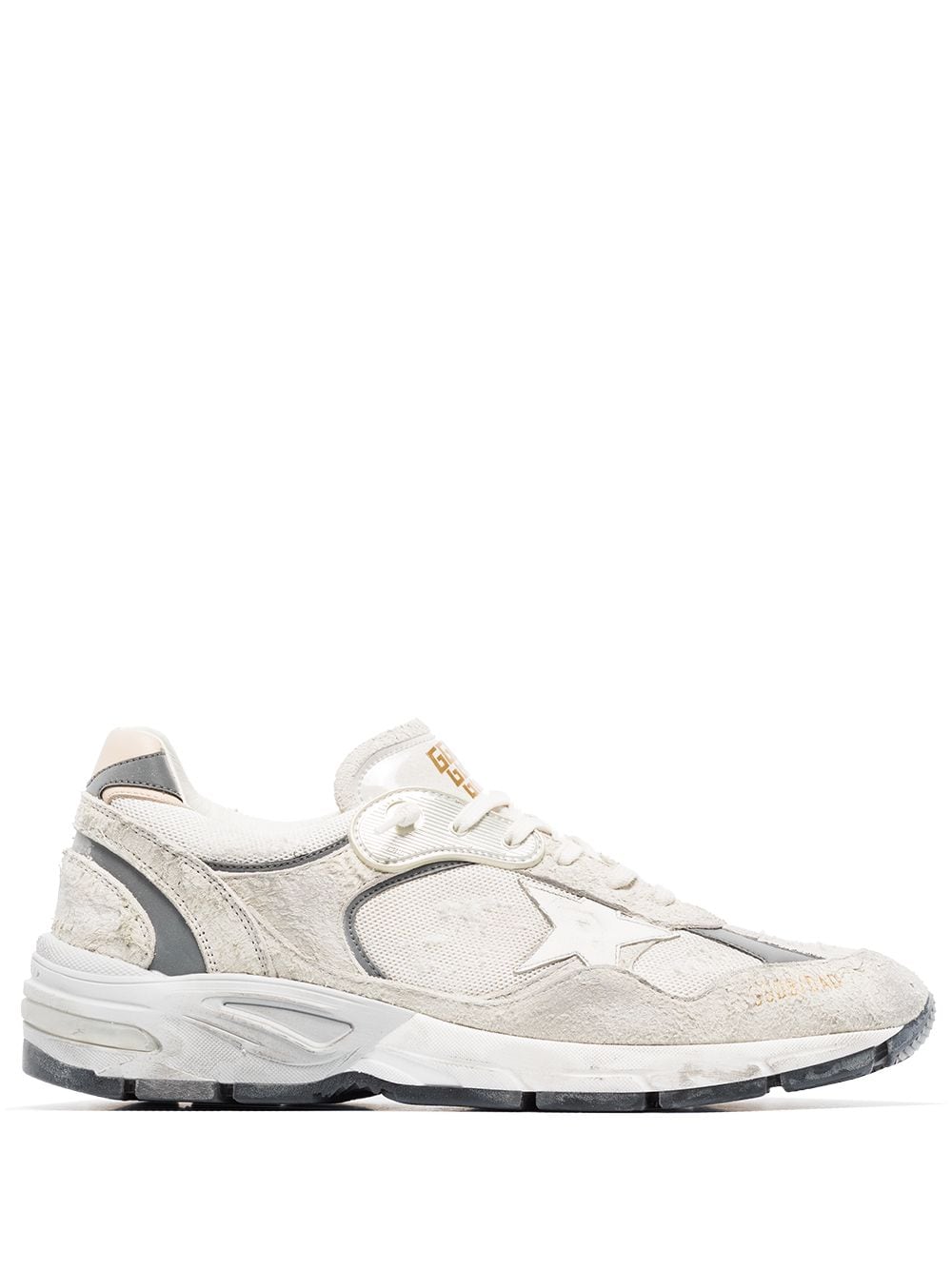 Golden Goose Dad-Star Sneakers Silver