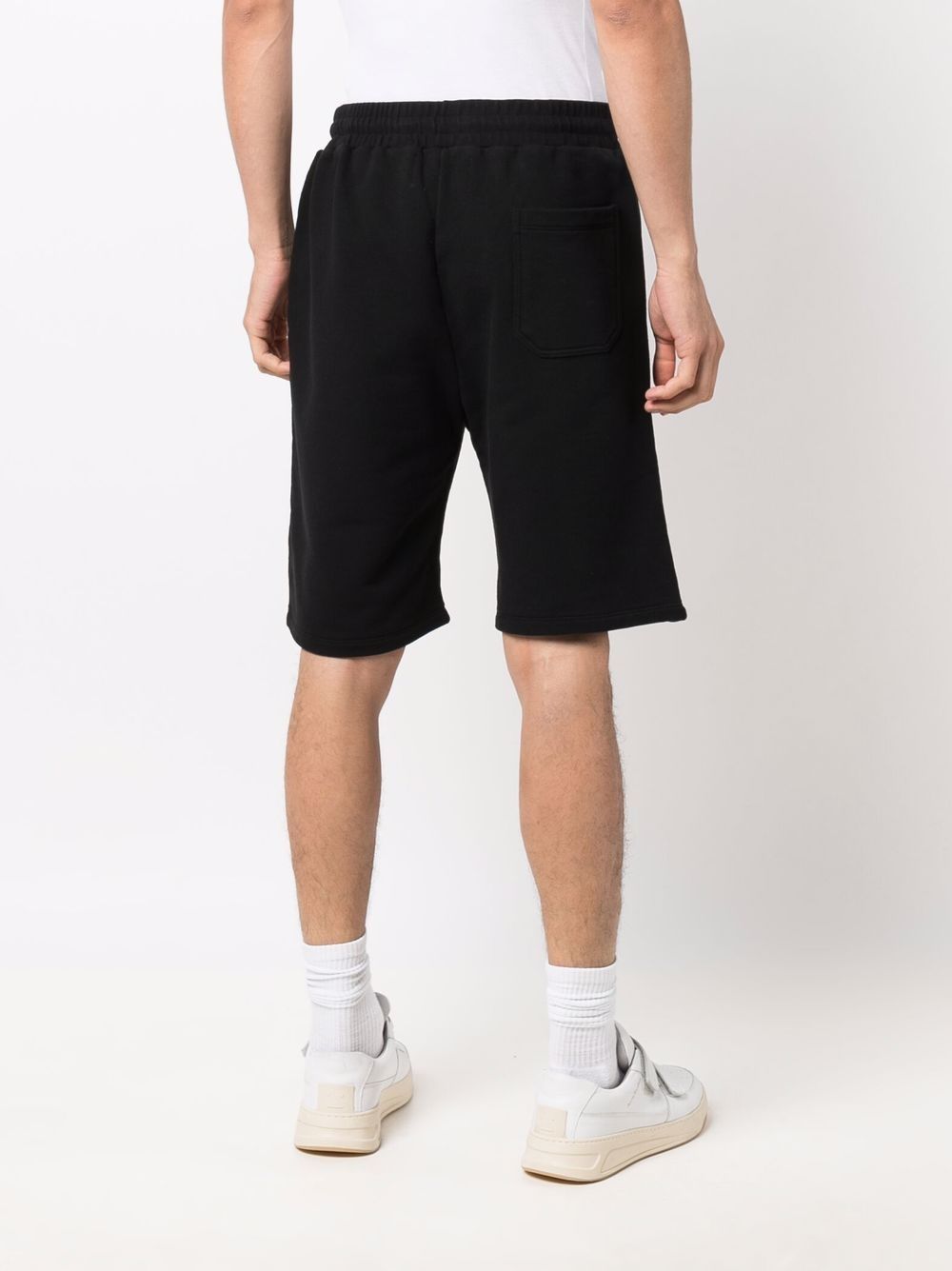 Golden Goose Cotton Star Print Shorts Black