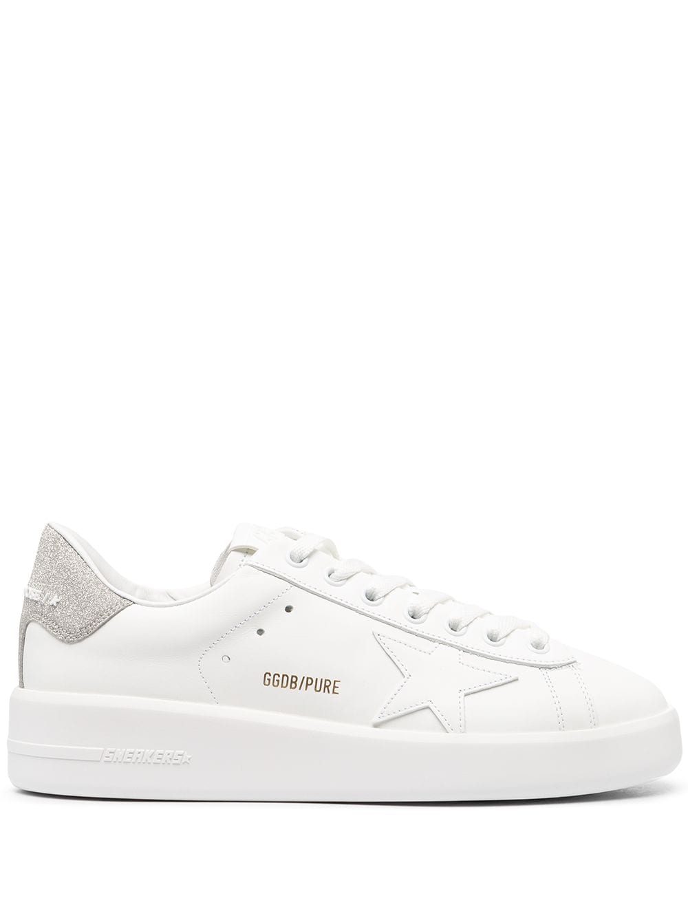 Golden Goose Purestar Sneakers Silver