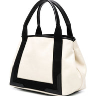 Balenciaga Cabas Canvas Tote With Removable Pouch