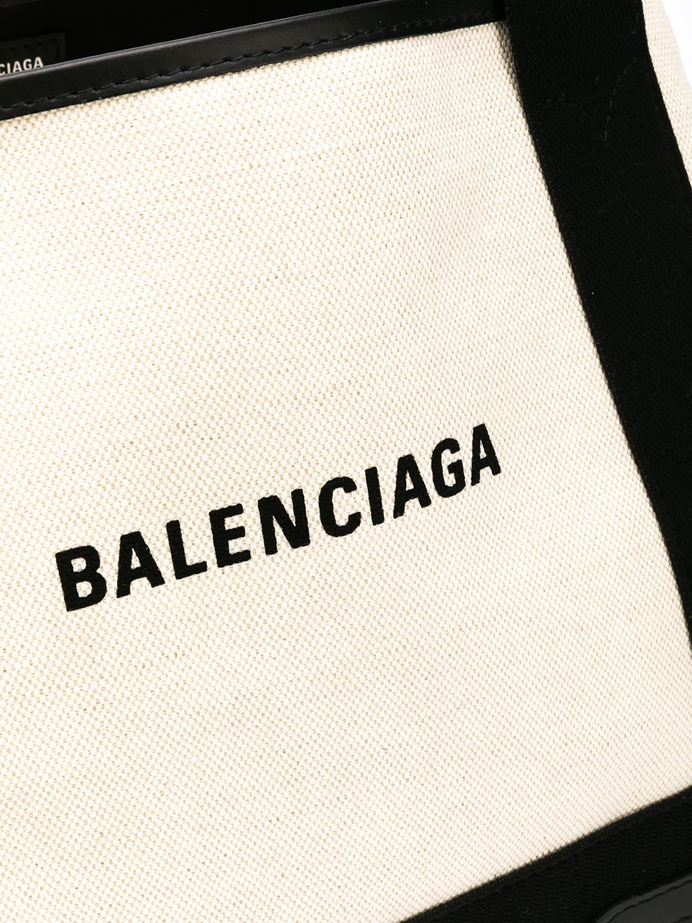 Balenciaga Cabas Cotton Canvas Tote Bag