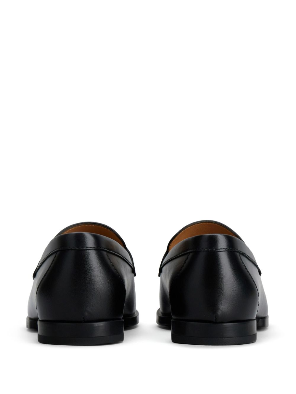 Tod's Black Leather Loafers