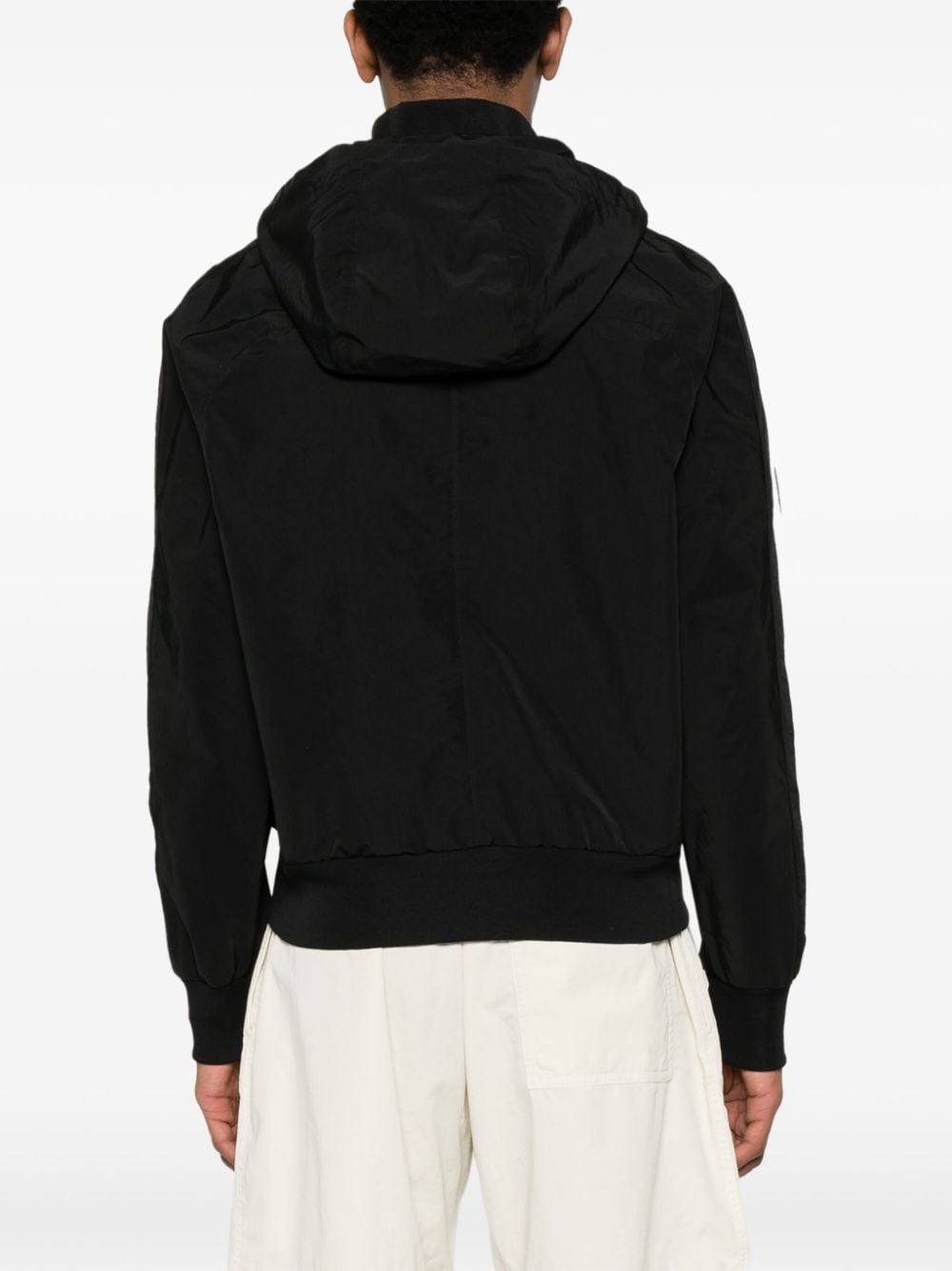 Palm Angels Contrast Band Track Jacket Black