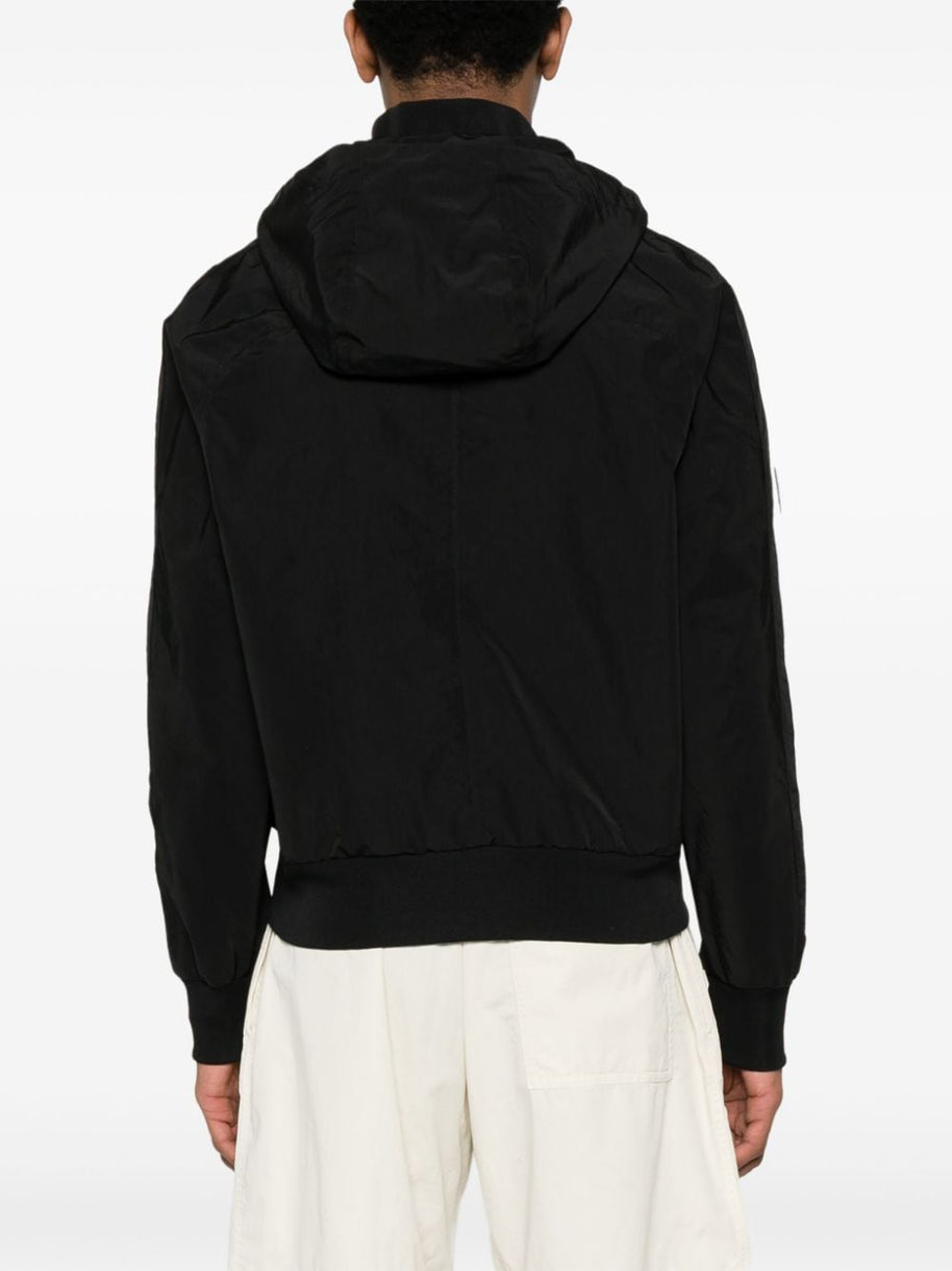 Palm Angels Contrast Band Track Jacket - Black