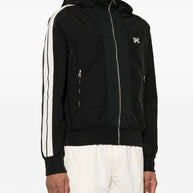 Palm Angels Contrast Band Track Jacket - Black