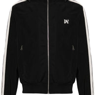 Palm Angels Contrast Band Track Jacket - Black