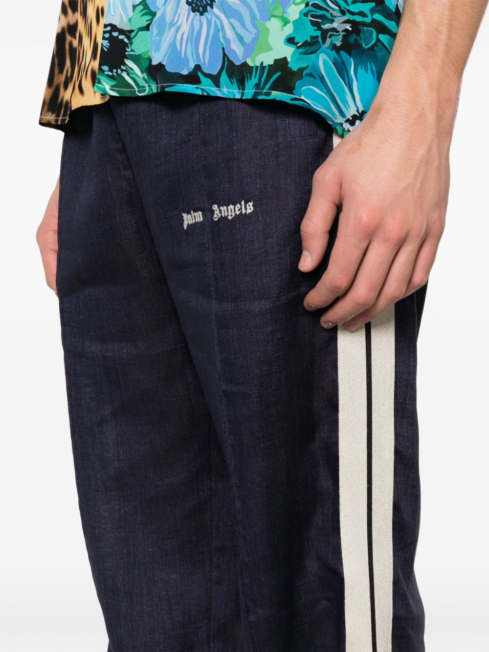 Palm Angels Track Pants Blue