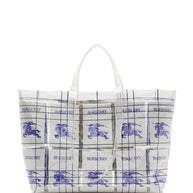 Burberry EKD Logo-tag Transparent Tote Bag