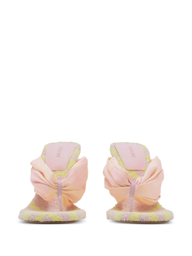 Burberry Check Pool Sandals