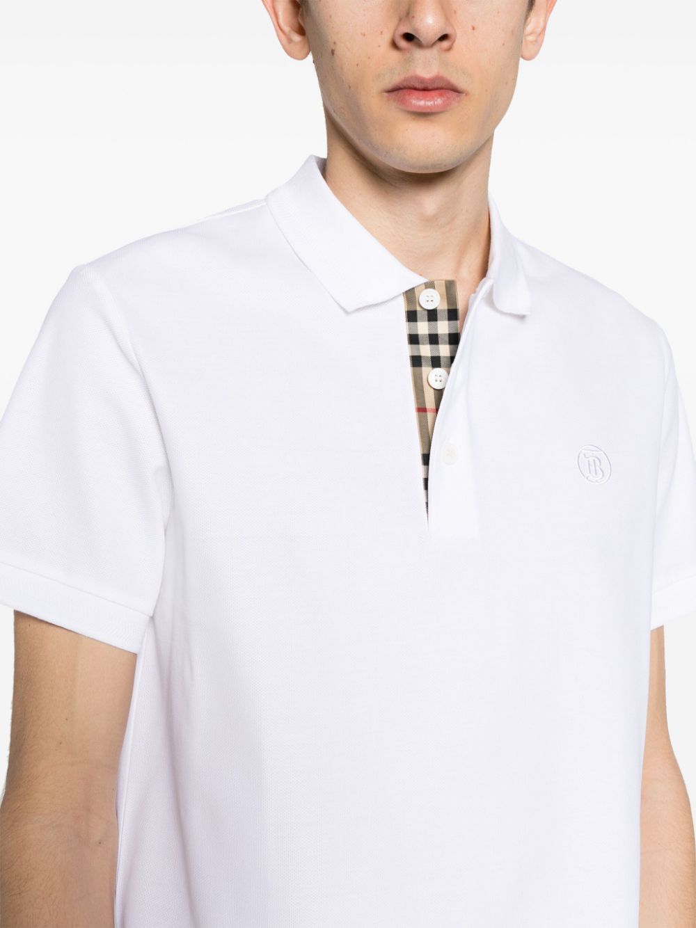 Burberry Cotton Pique Polo Shirt