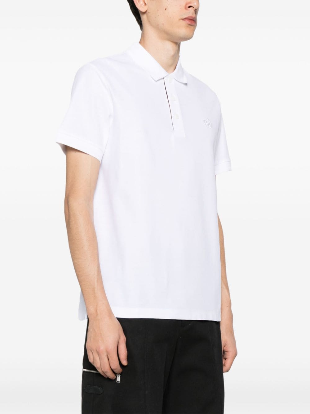 Burberry Cotton Pique Polo Shirt