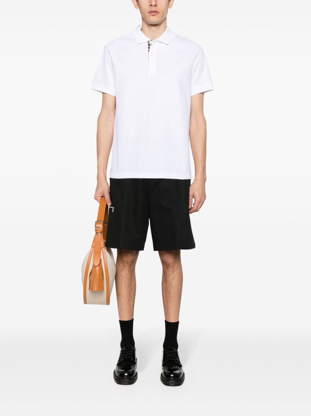 Burberry Cotton Pique Polo Shirt