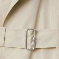Burberry Short Silk Trench Coat