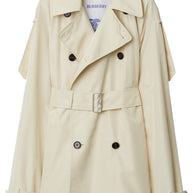 Burberry Short Silk Trench Coat