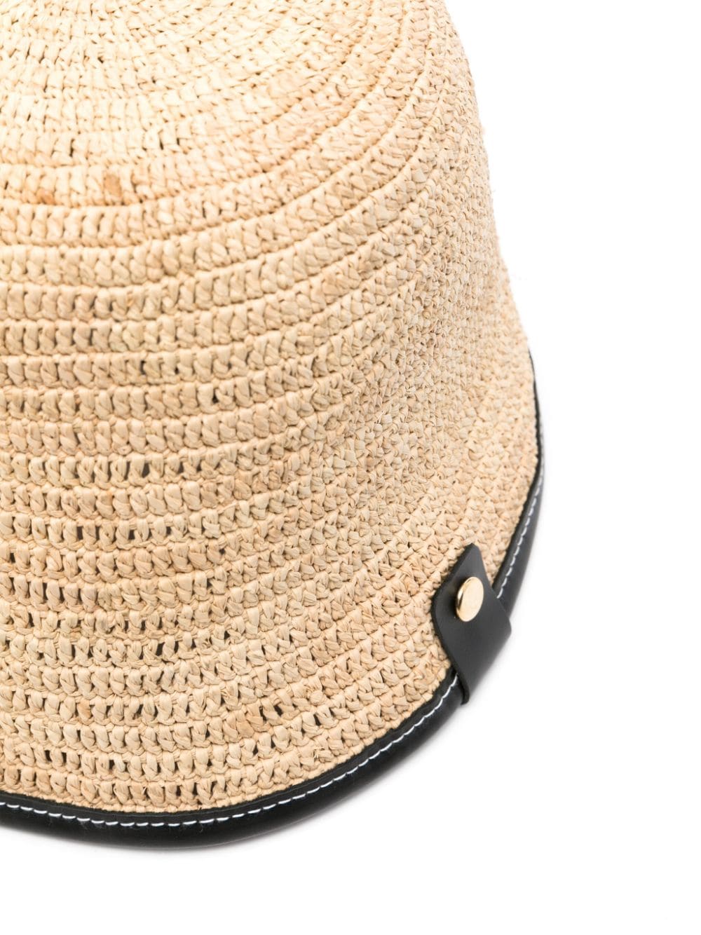 JACQUEMUS Raffia Hat Black