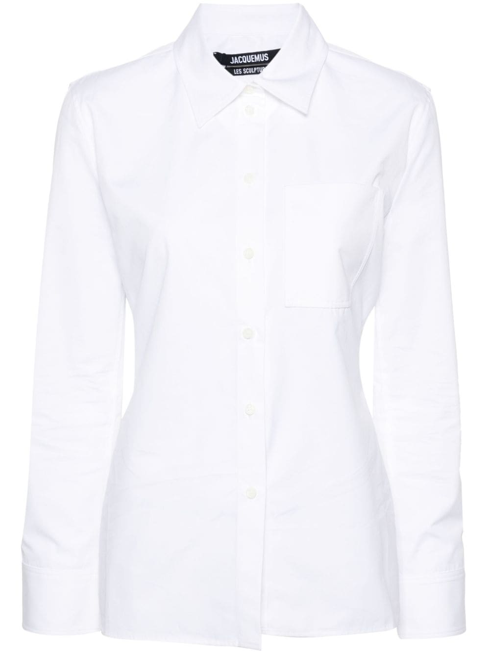 JACQUEMUS Open Back Shirt - White