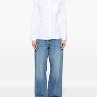 JACQUEMUS Open Back Shirt - White