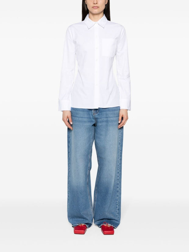 JACQUEMUS Open Back Shirt - White