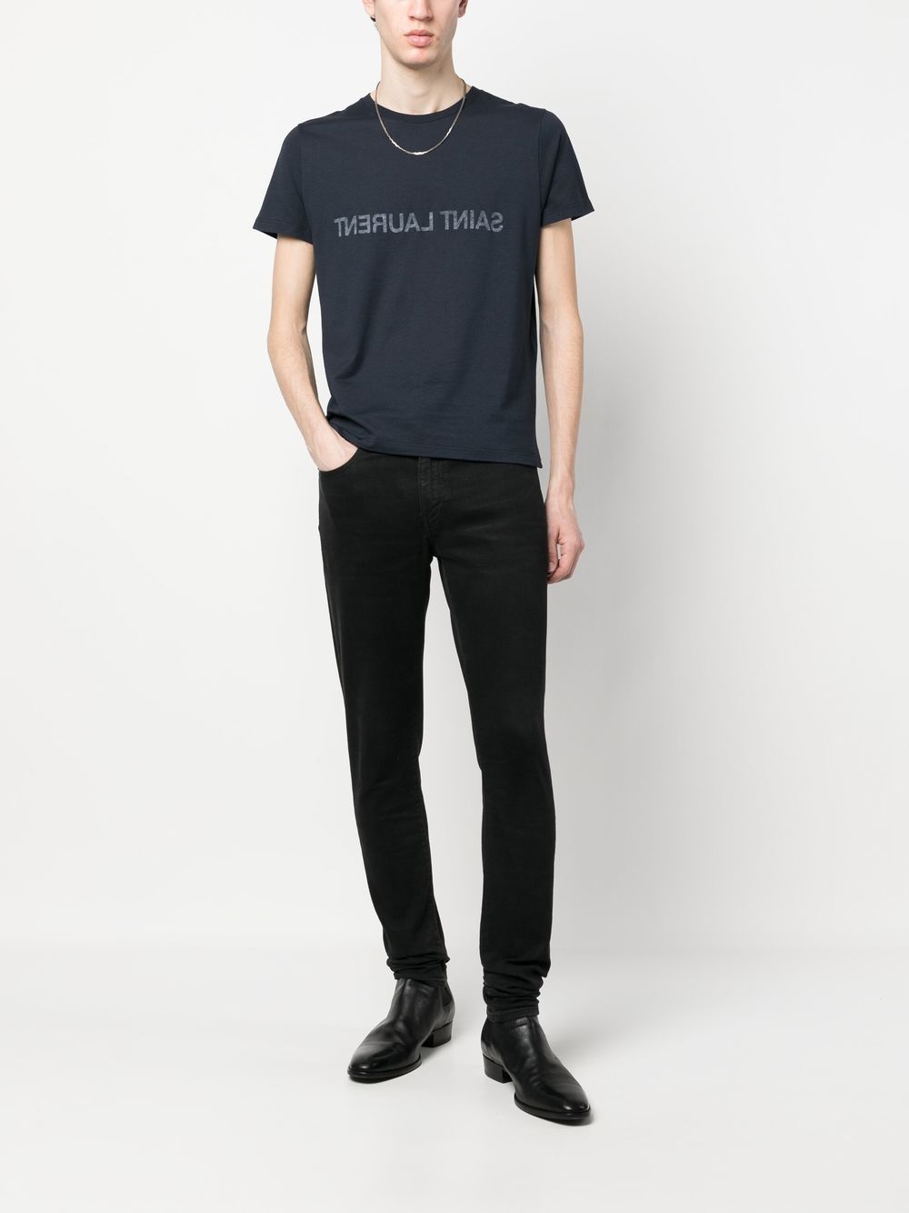 Saint Laurent Reverse Logo T-Shirt
