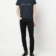 Saint Laurent Reverse Logo-print Cotton T-shirt
