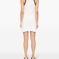 Courreges Cotton Jersey Halterneck Mini Dress
