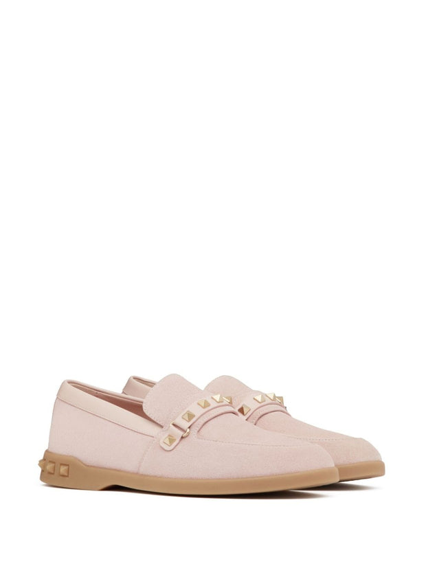 Valentino Garavani Leisure Flows Suede Loafers