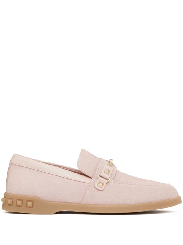 Valentino Garavani Leisure Flows Suede Loafers