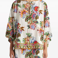 Etro Cotton And Silk Blend Top - White