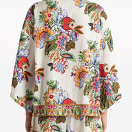 Etro Cotton And Silk Blend Top - White