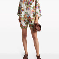 Etro Cotton And Silk Blend Top - White