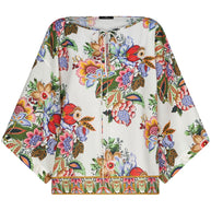 Etro Cotton And Silk Blend Top - White