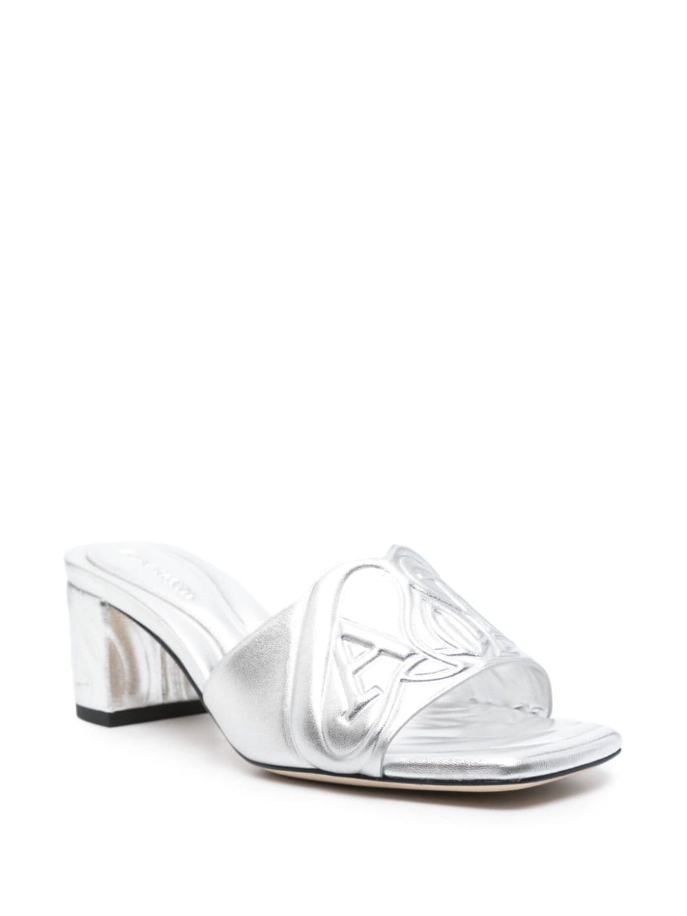 Alexander McQueen Seal Logo Sandals