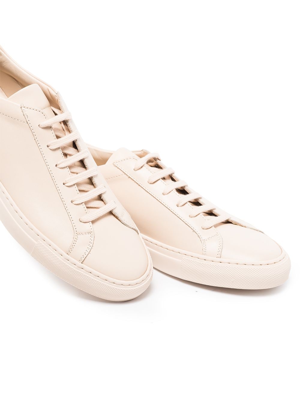 Common Projects Achilles Leather Sneakers Powder