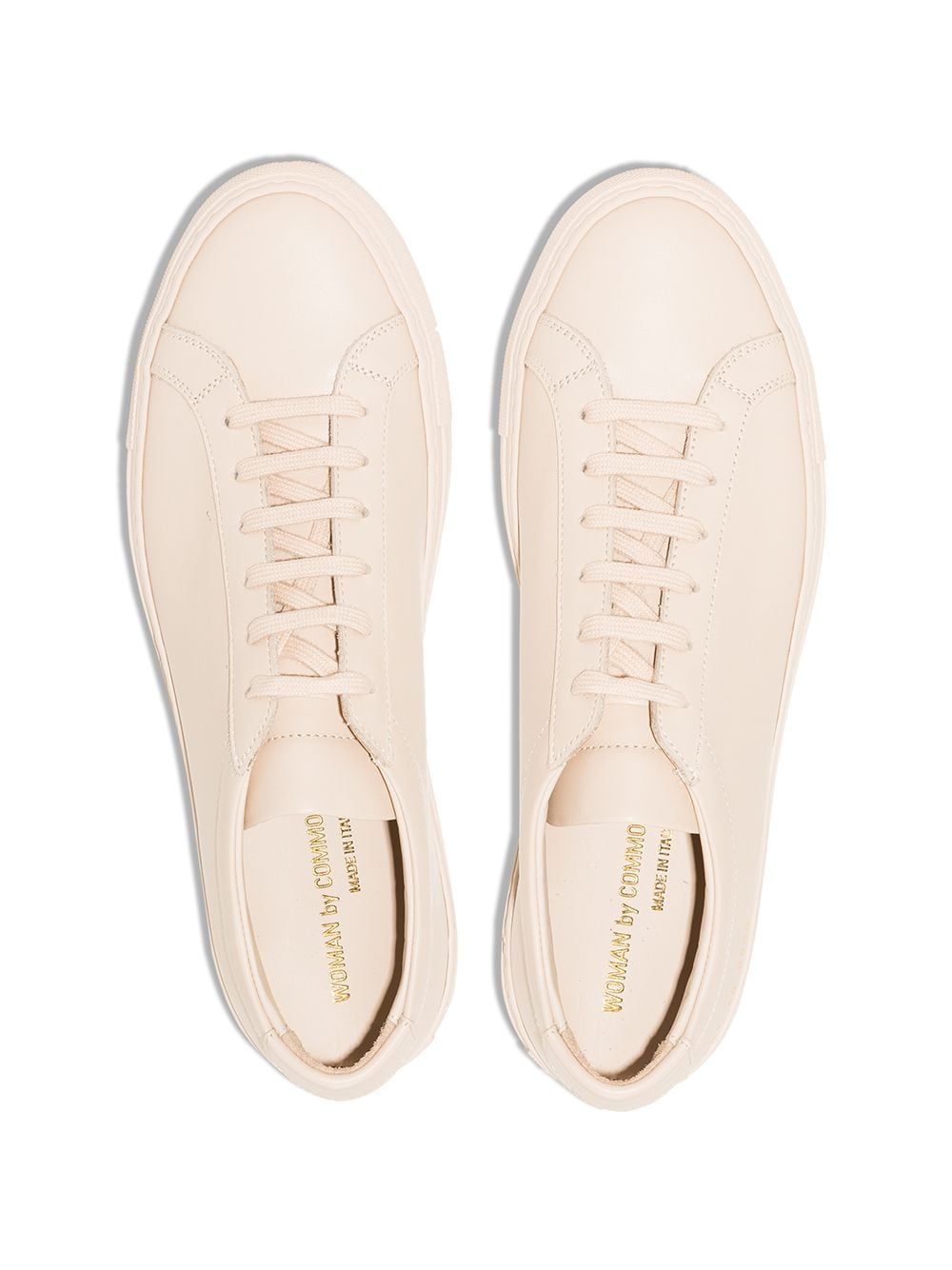 Common Projects Achilles Leather Sneakers Powder