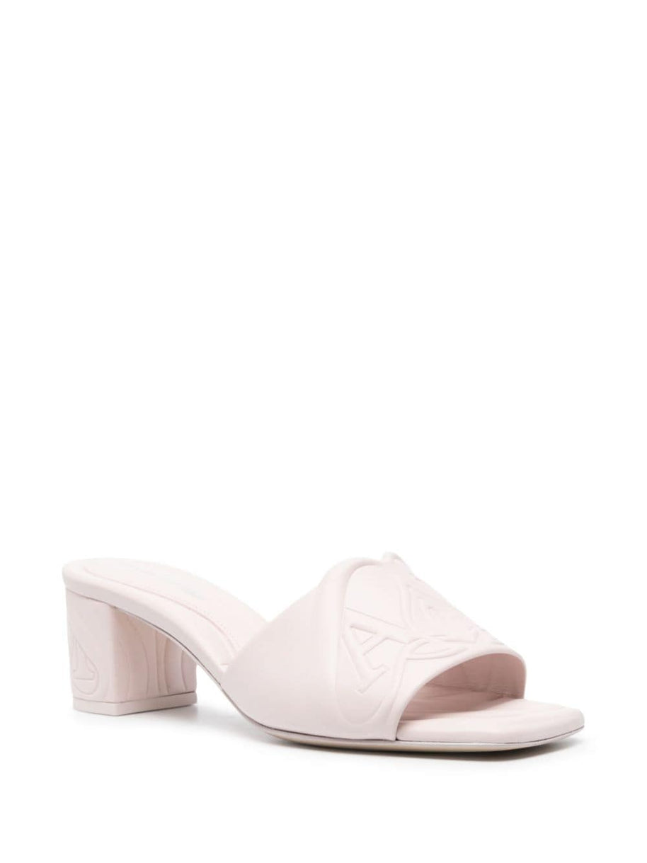 Alexander McQueen 60mm Seal Motif Mules
