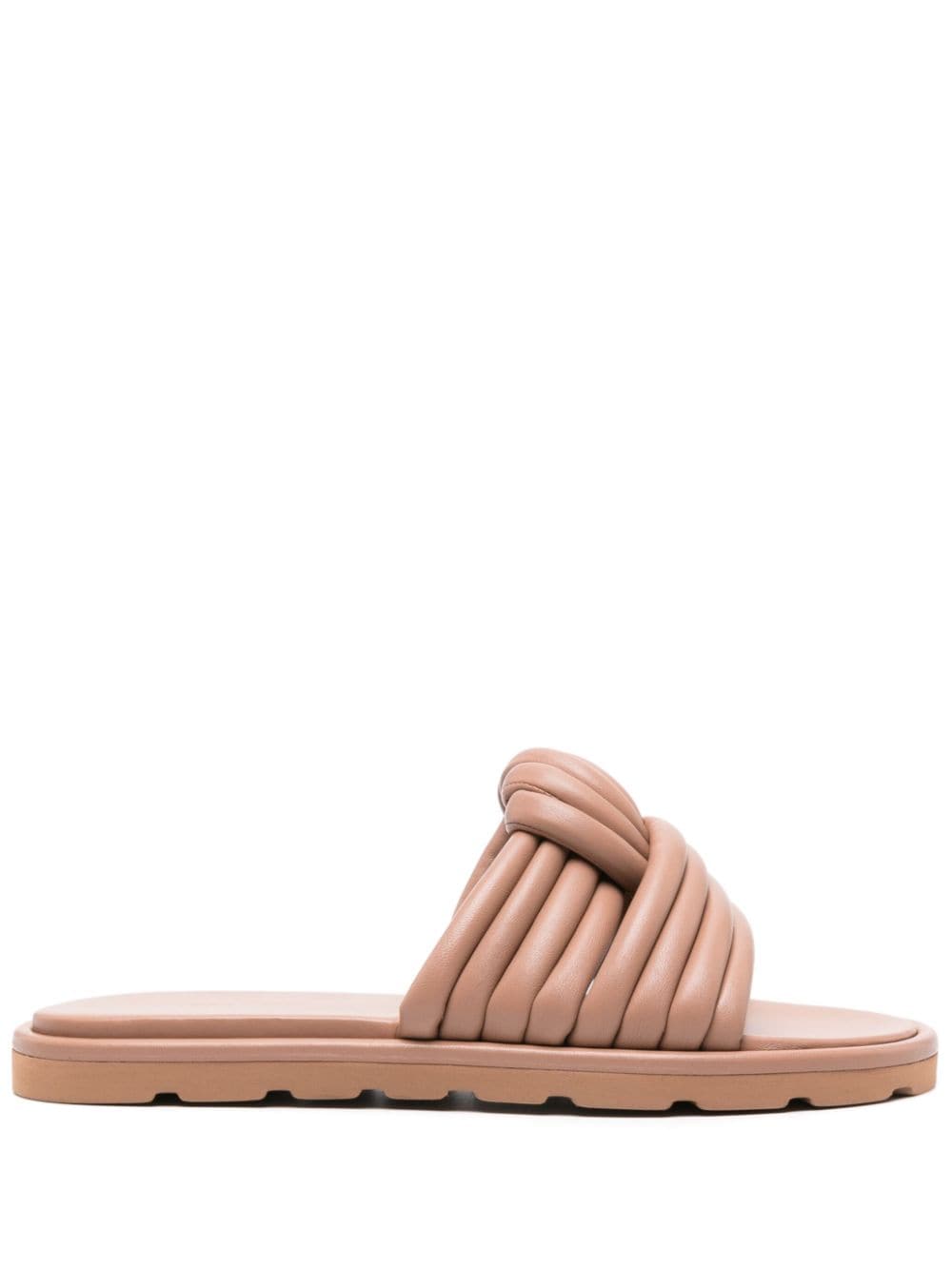 Gianvito Rossi Slide Sandals In Beige